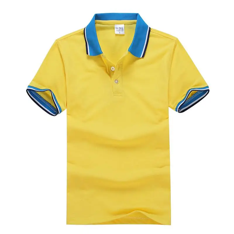 广州工作服男式polo衫定制夏装短袖diy印字logo衣服装