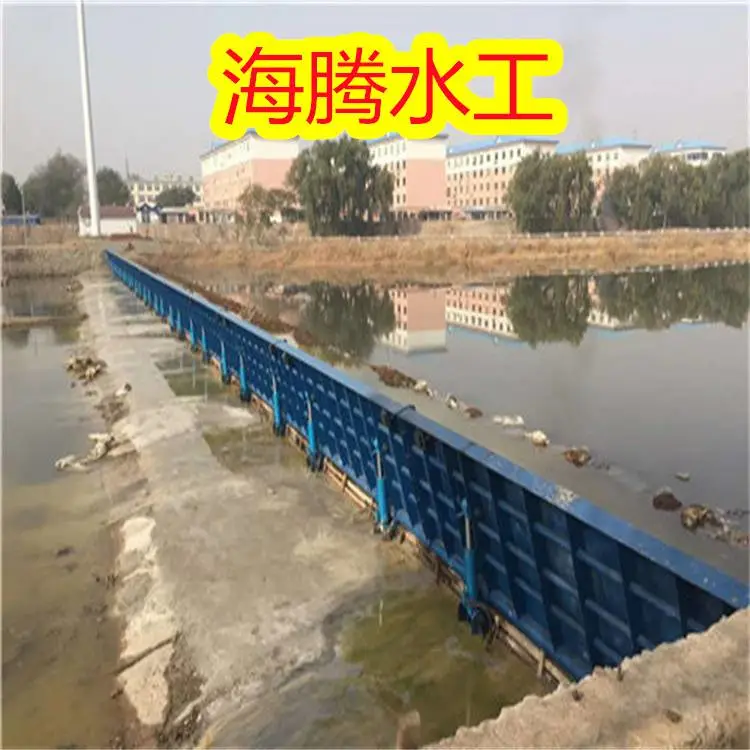 河南南阳液压翻板闸门-河道钢制闸门现货直发