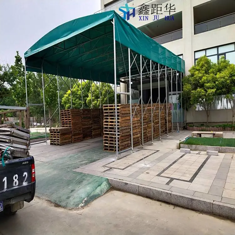 厂房上悬空棚徐州贾汪可移动防雨棚怎么安装