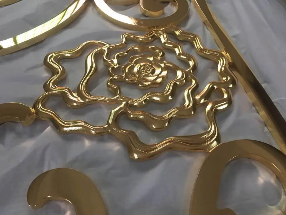 毕节楼梯设计效果图cad玫瑰金铝艺护栏