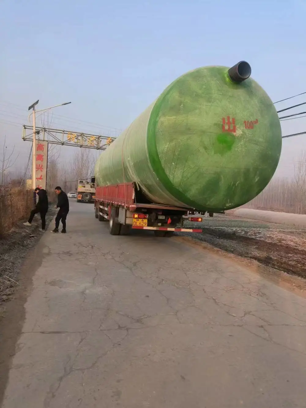 汉 中宁 强 县玻璃钢化粪池50立方生产厂家三格式一体缠绕