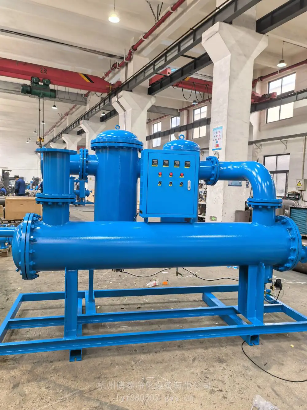 博菱150立方无动力干燥机单个过滤器压缩空气冷干机空气净化不锈钢管