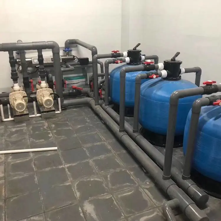 水产养殖过滤系统 玻璃钢沙缸过滤器 石英砂过滤设备厂家
