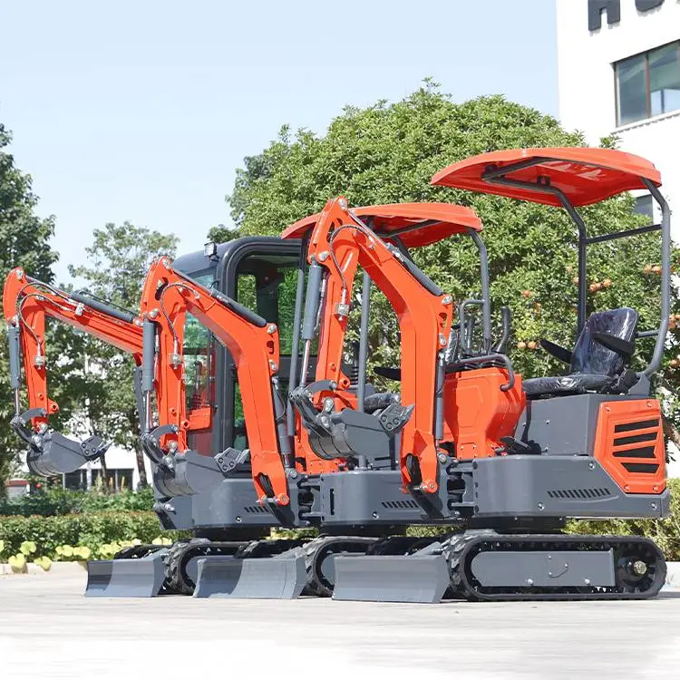 10微型挖机价绿化施工小型钩机栽树挖坑12微挖价表