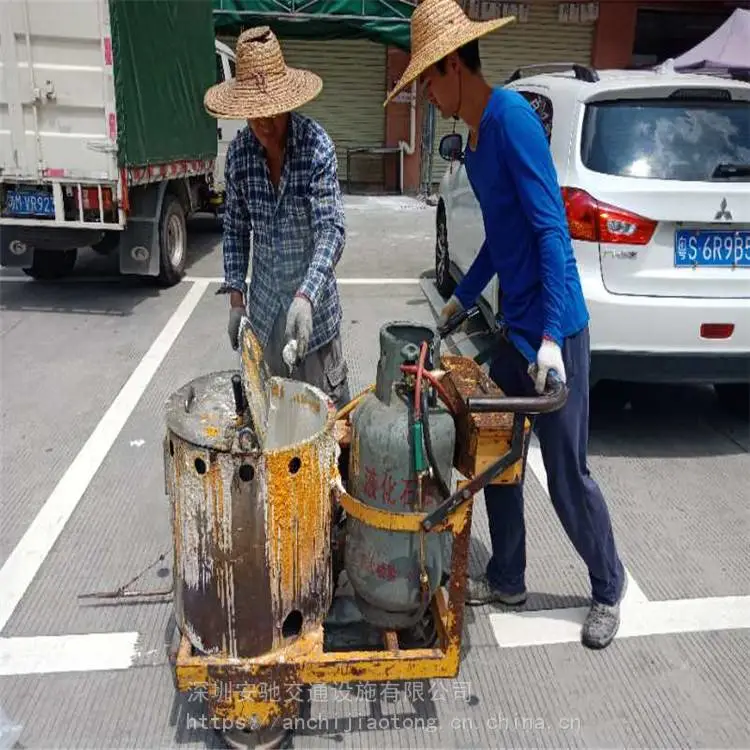 深圳厂房热熔划线 检测站热熔标线施工多年经验
