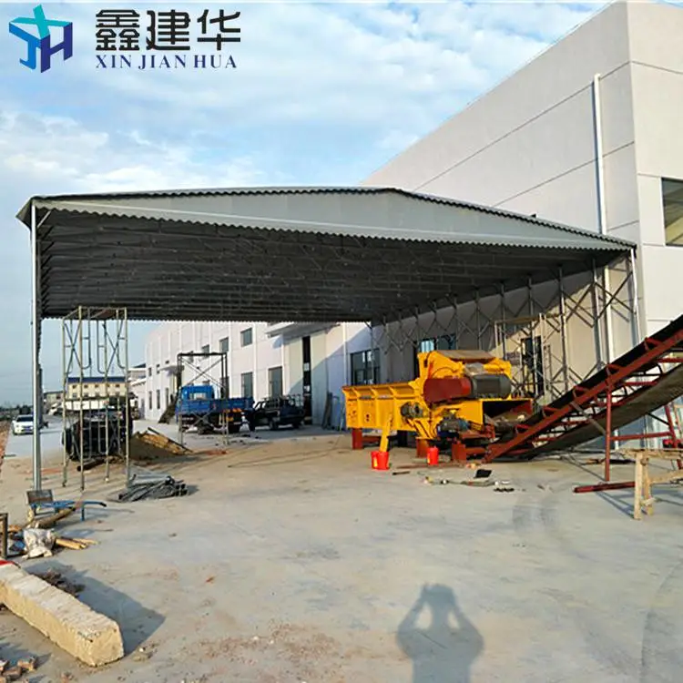 德州宁津活动棚伸缩蓬大棚单边流水加工制作
