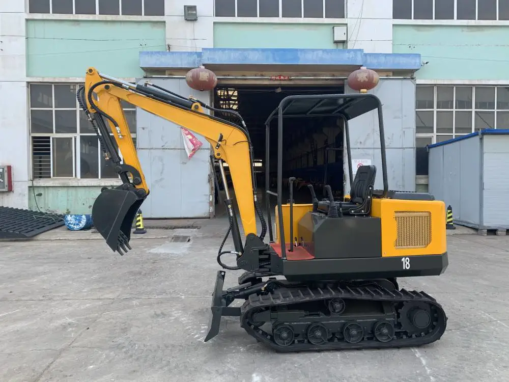 山东匠工机械小型履带式山地型挖掘机全液压先导操作进口洋马三缸发动机果园大棚室内外破碎