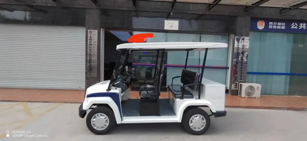 广西玉林物业观光车 贵港4-6座电动巡逻车 梧州8-11座带门巡逻观光车