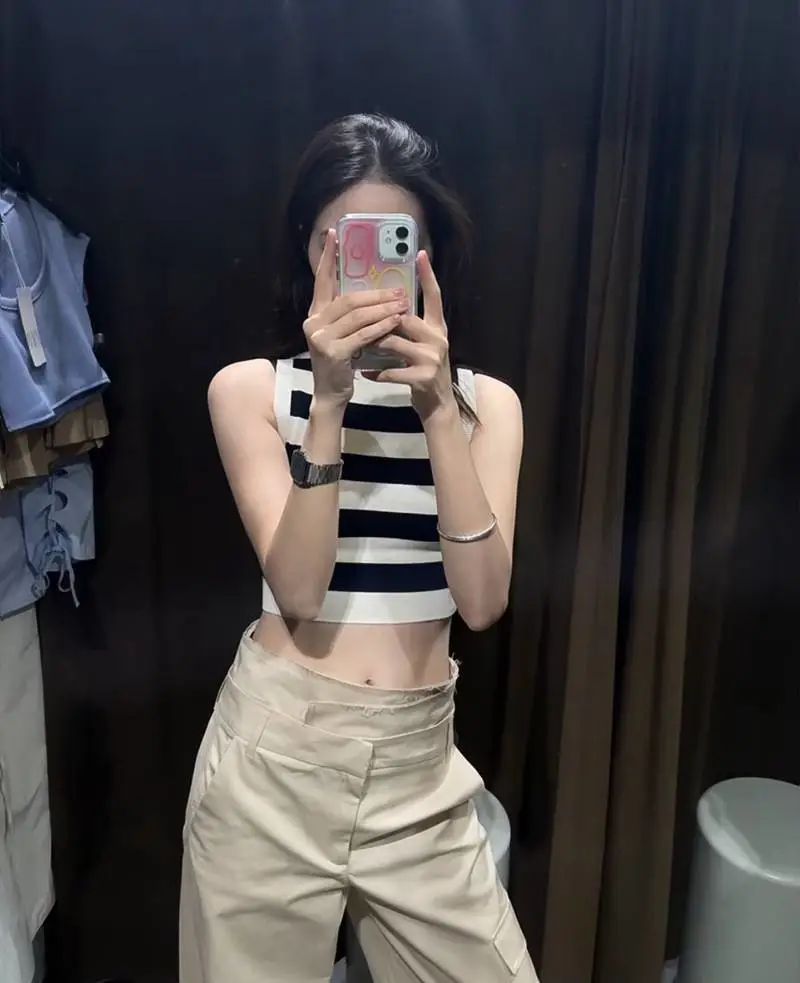 夏季辣妹吊带上衣如何找货源找厂家拿货简约学生基础款打底衫