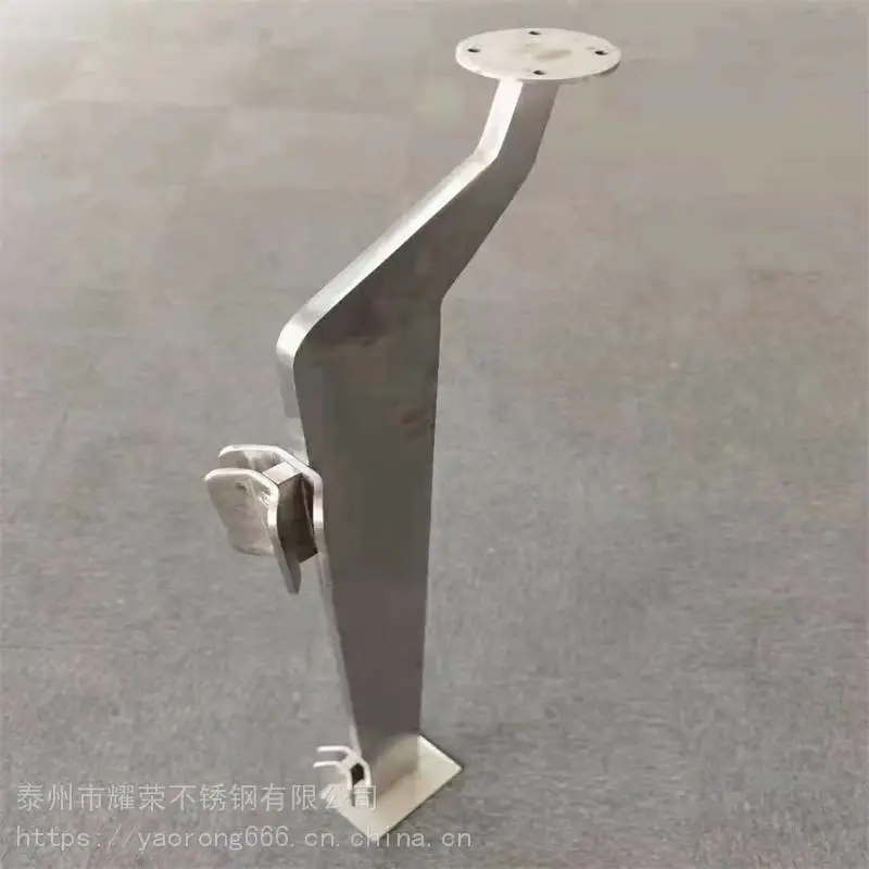 双夹不锈钢栏杆 工程 楼梯扶手厂家 按图定制