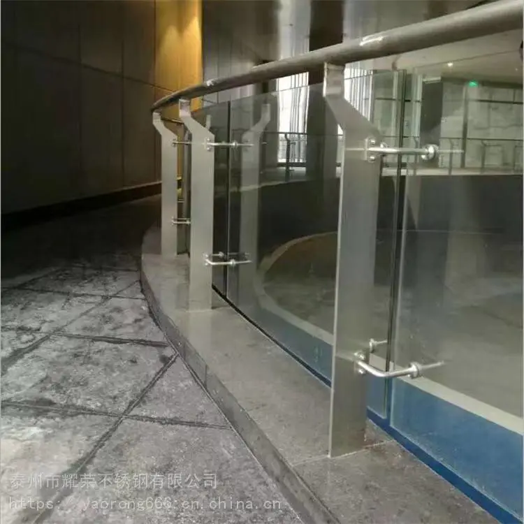 不锈钢玻璃栏杆 企业 304不锈钢楼梯扶手 按图定制