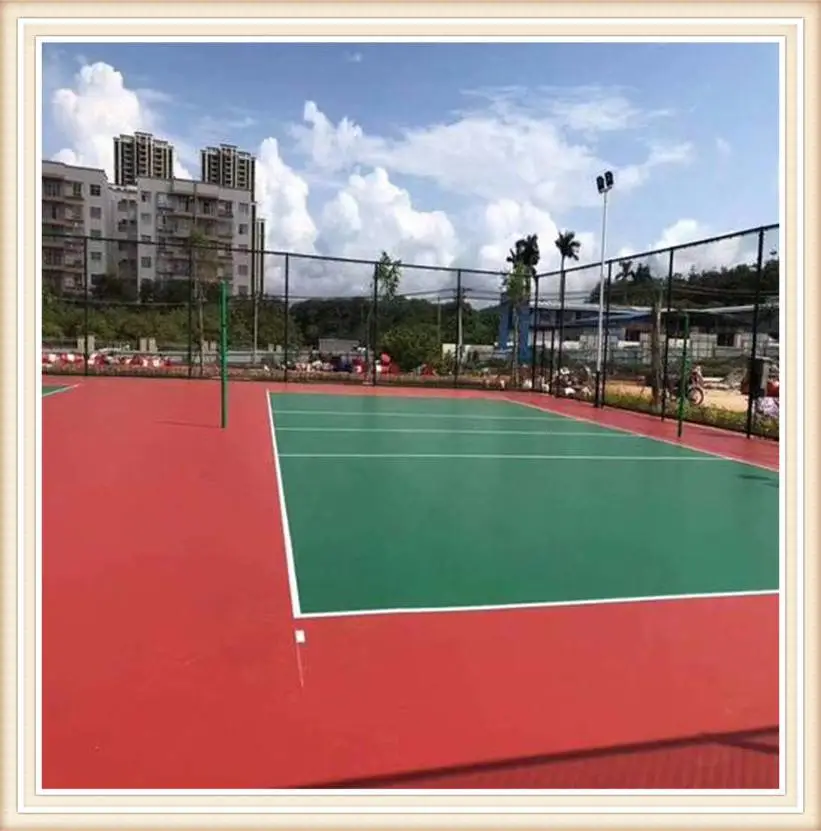 不选贵的,选对的,硅pu篮球场地面,丙烯酸篮球场,硅PU运动地板