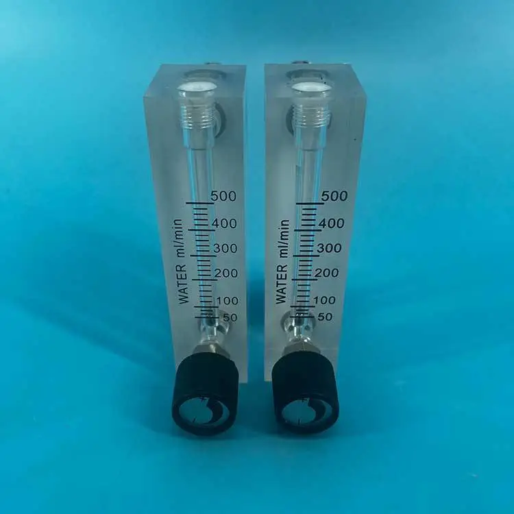 嘉硕环保500ml/min 旋钮螺纹 M16×1 水流量计 微小流量液体转子流量计