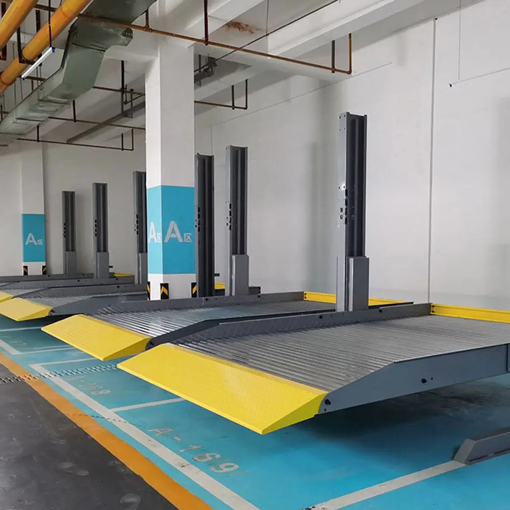 重庆开州立体车库租赁 中型立体车库 停车设备立体停车场 莱贝停车楼安装
