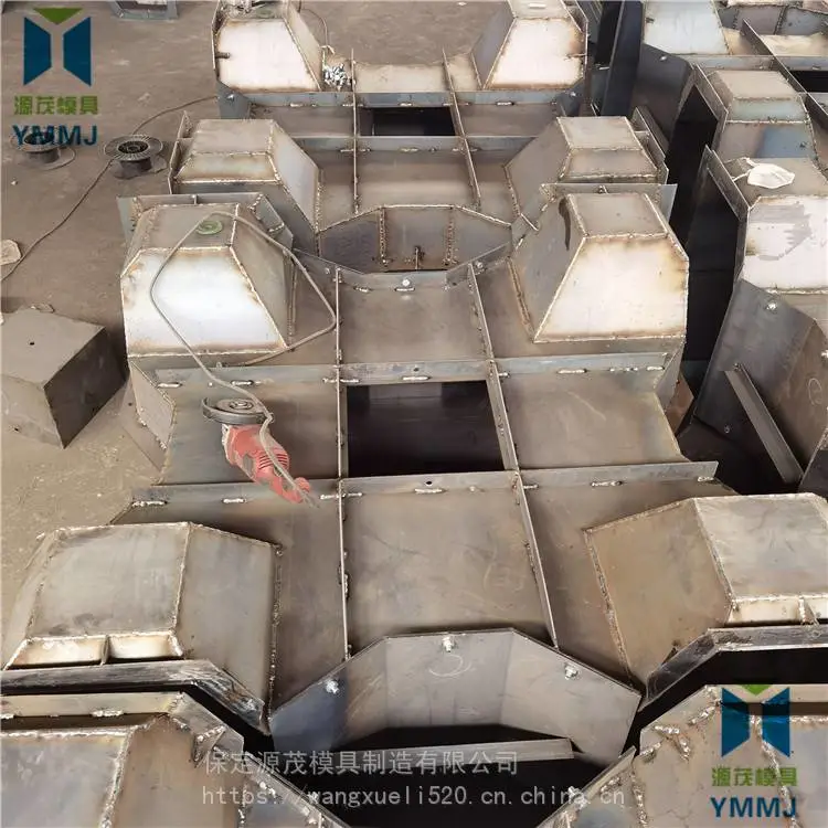 消声块模具护堤消浪模具四角空心块模具保定源茂模具定制