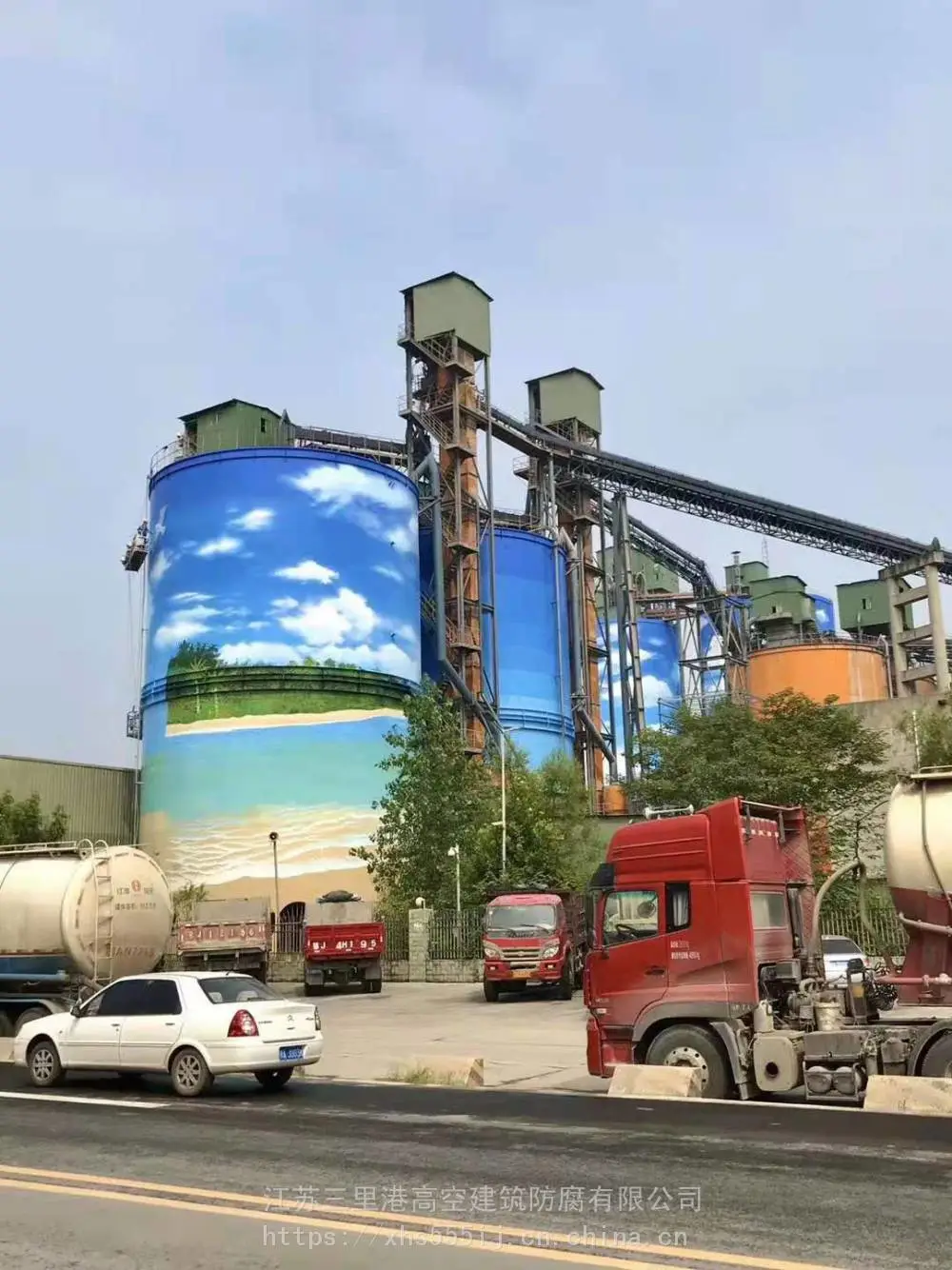 冷却塔人字柱加固伞形水塔新建汕尾烟囱安装平台旋转梯的作用 冷却塔人字柱加固伞形水塔新建汕尾烟囱安装平台旋转梯的作用