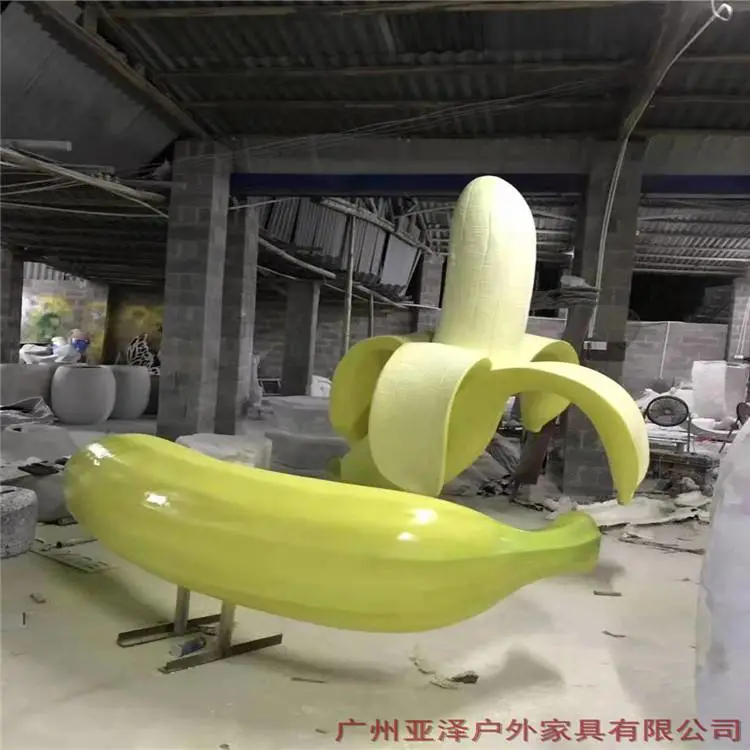 泉州 生态园仿铜人物挂件 商场树脂道具摆件定制 大型蔬菜玻璃钢雕塑