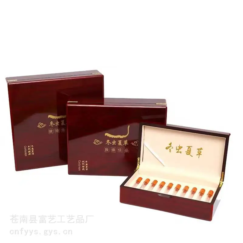 首饰木盒 熊胆粉包装盒 片仔癀木盒包装 葡萄酒木盒定制龙港木盒厂