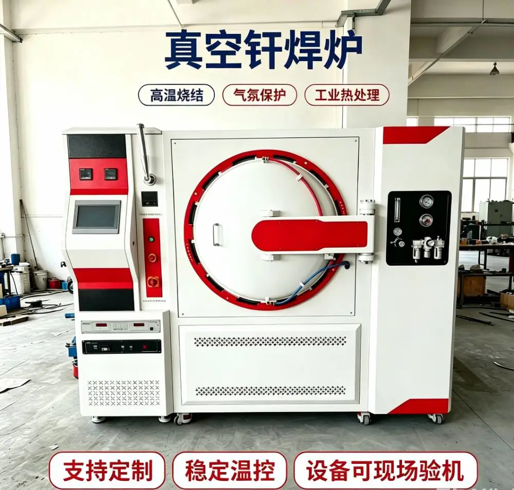 真空钎焊热处理炉 无氧化真空焊接设备 工业金属构件钎焊加工设备