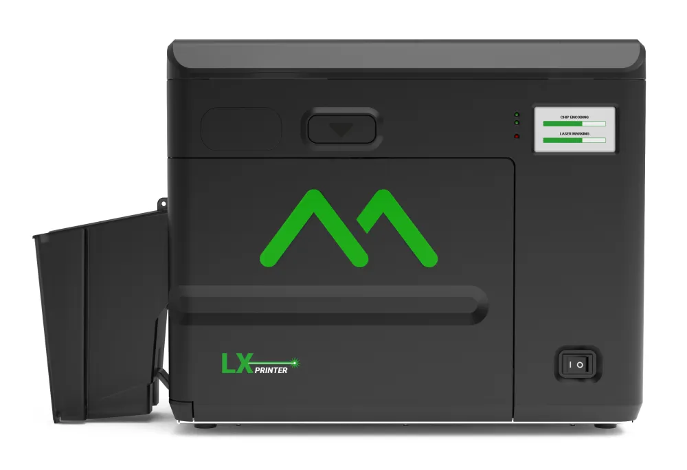 玛迪卡LX PRINTER 环保PC证卡分步式安全发卡激光雕刻解决方案