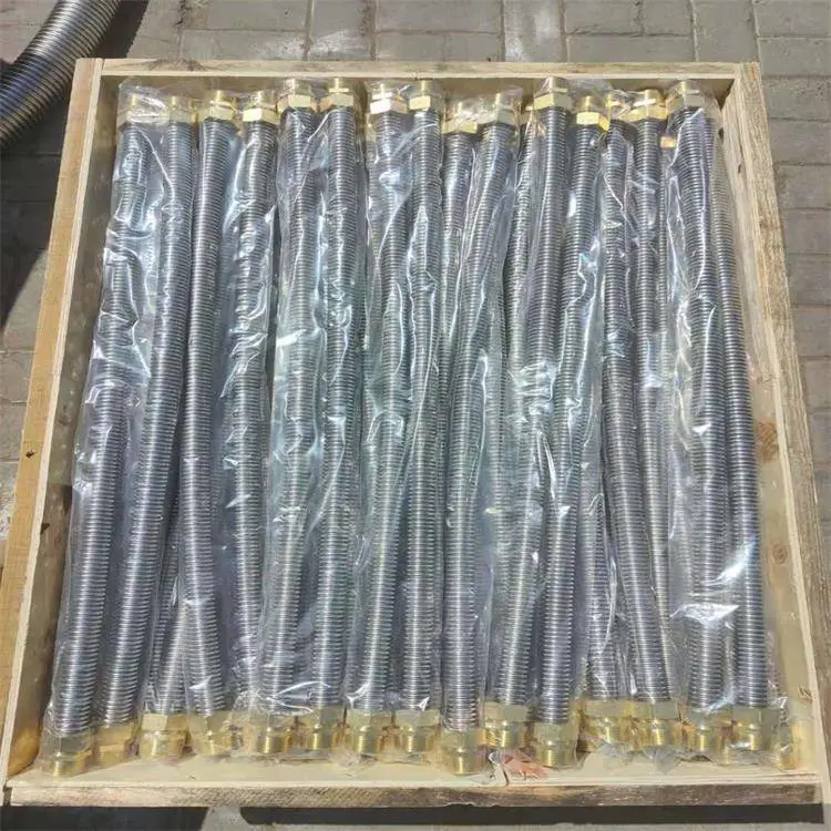 益茂 导热油不锈钢软连接 编织大口径波纹管 喇叭口接头金属软管