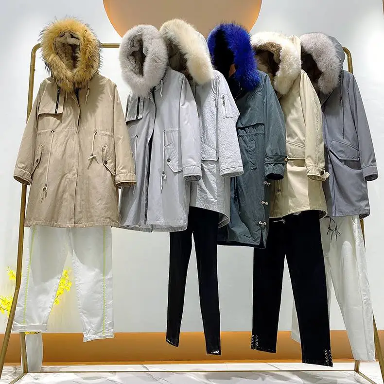 Gozo品牌折扣羽绒服羊绒大衣休闲直播安徽宣城服装货源网站批发尾货