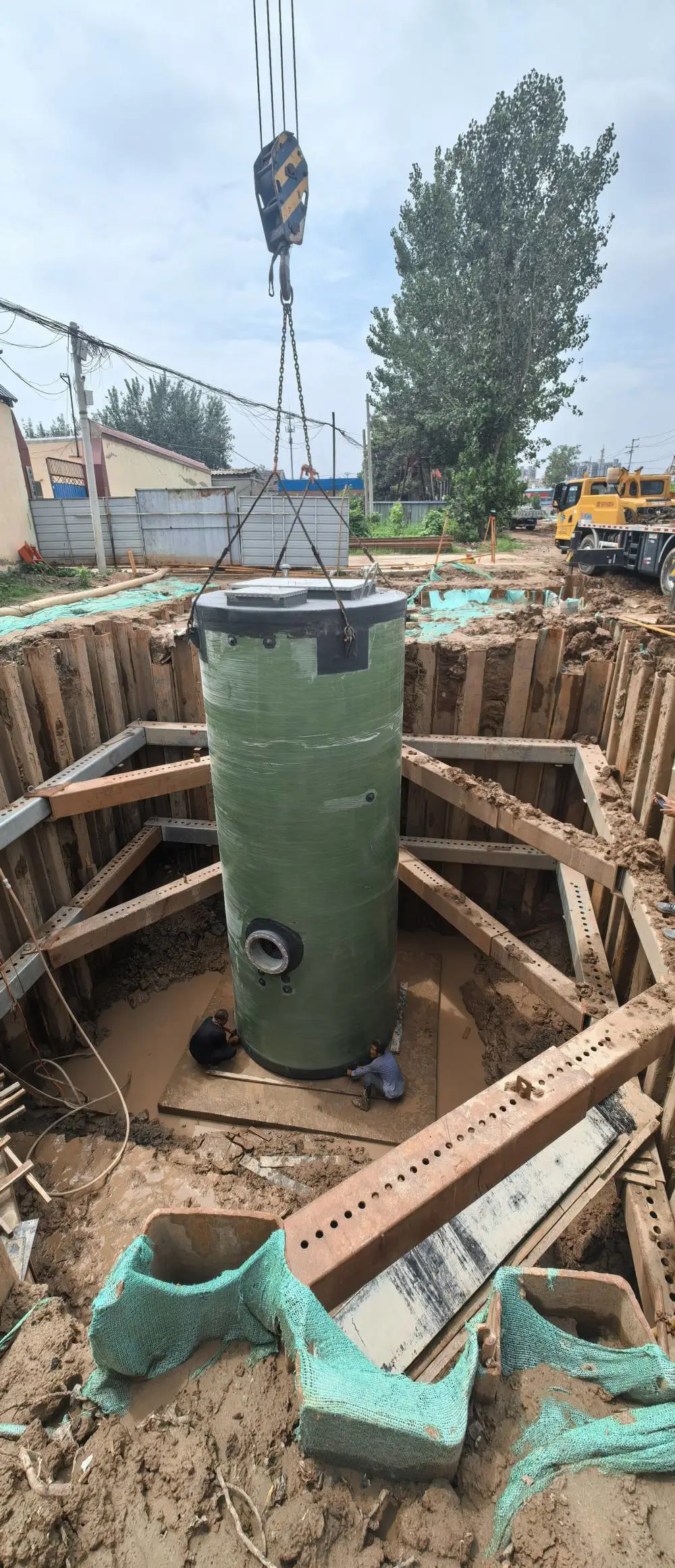 雨水收集用一体化泵站 预制泵站 轴流泵 大流量 现货速发