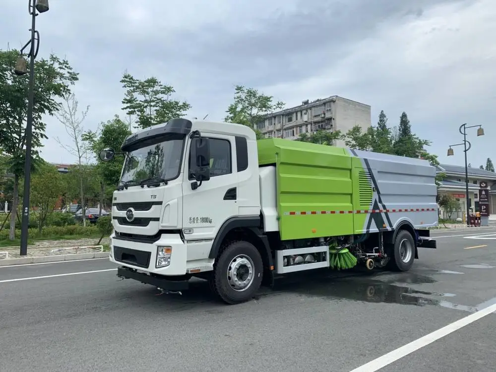 东风12吨纯电动洗扫车洗扫车参数图片
