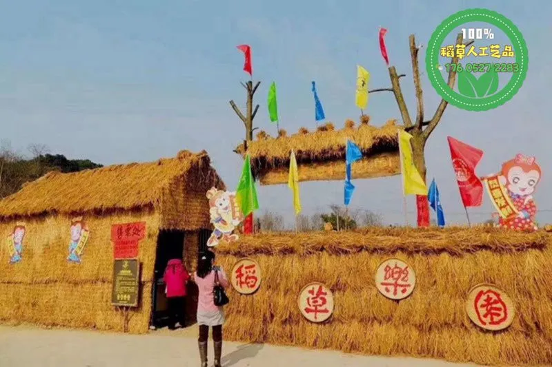 红色文化稻草人加工定制价格_稻草人厂家