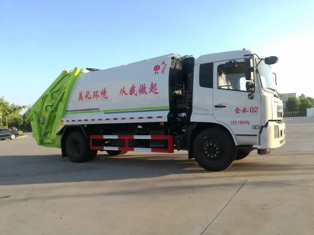 黑龙江东风天锦压缩垃圾车 大型压缩垃圾车多少钱一辆
