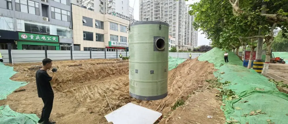 农村环境整治一体化泵站 小型预制泵站 地埋式 安装便捷