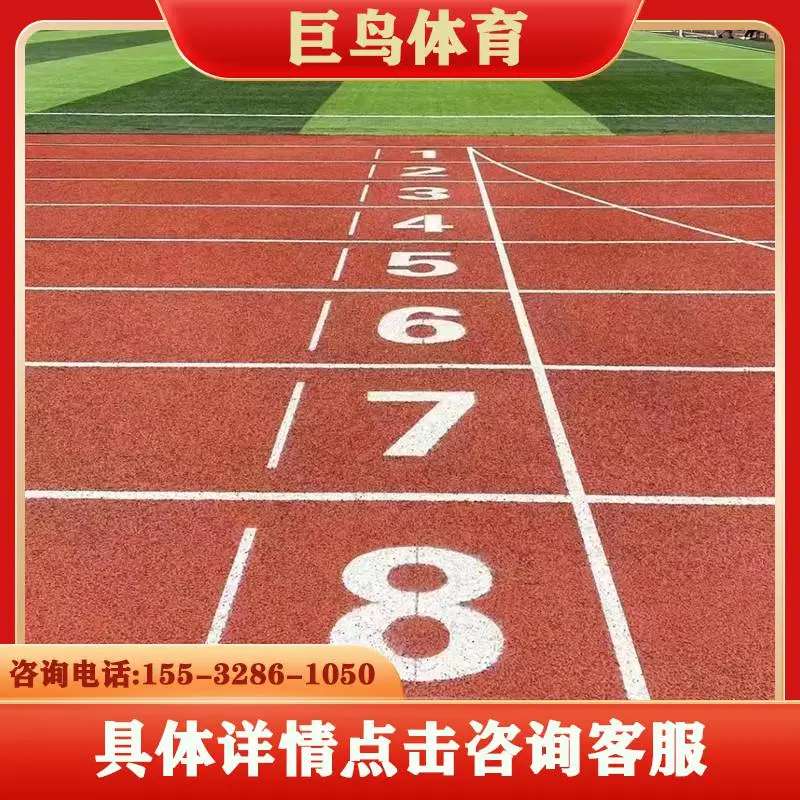 重庆自结纹塑胶跑道塑胶跑道划线施工工艺