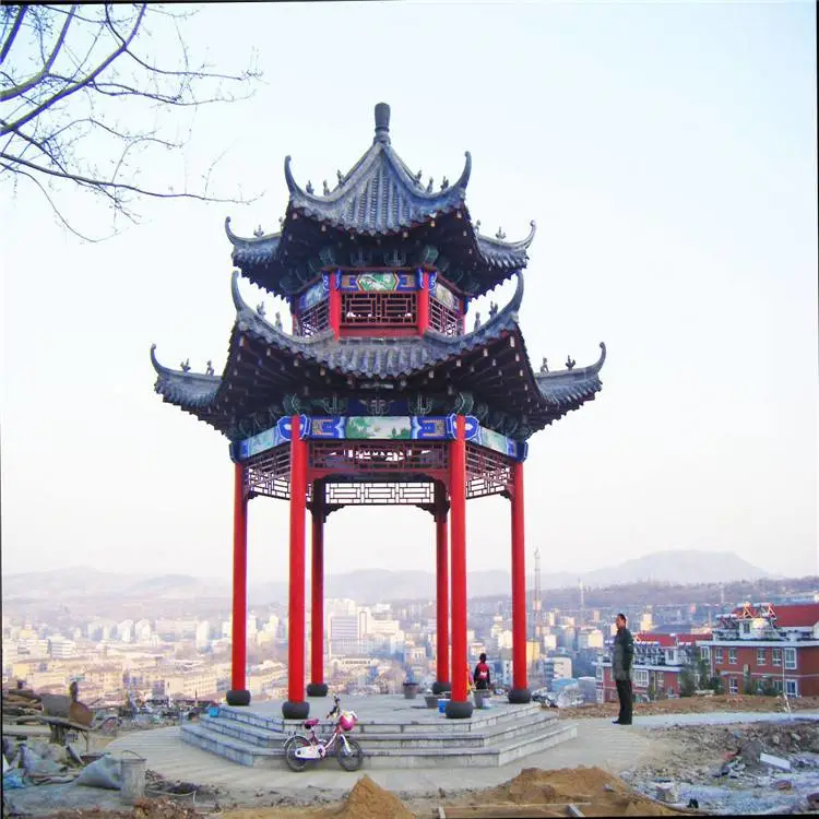 东营古建筑凉亭 古凉亭 清秀园林 可定制