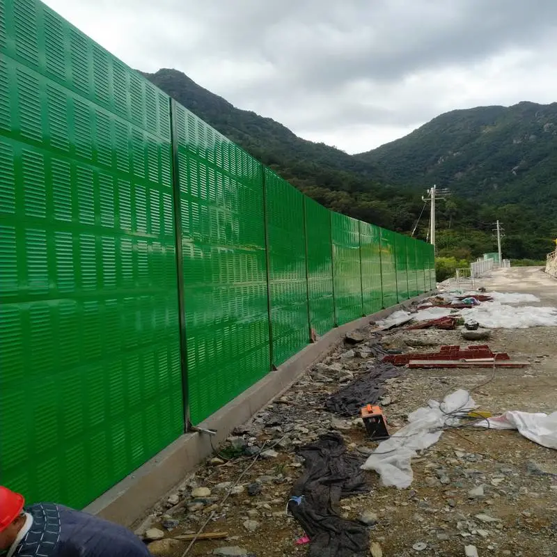 高架道路声屏障金属隔音屏厦门思明铁路桥涵声屏障