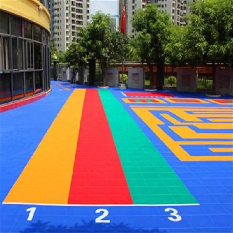 唐山业幼儿园悬浮地板幼儿园防伸缩拼接地板铺设