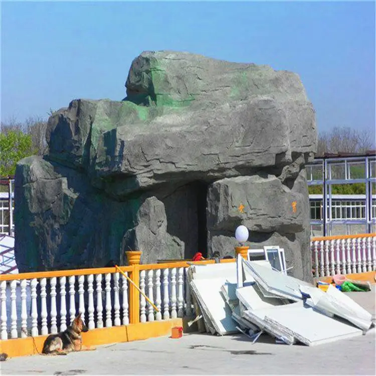 青州市大型水泥假山 室外假山景观工程 清秀园林 可定制