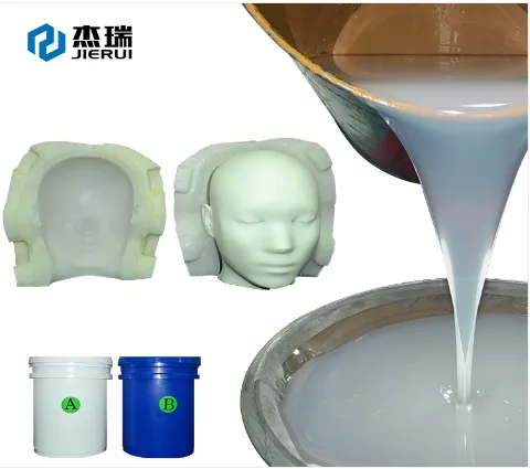 加成型模具硅胶 耐高温300度模具胶 半透明AB硅橡胶材料