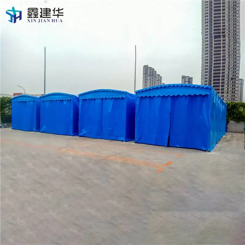 龙岩落地雨棚仓库棚细节图