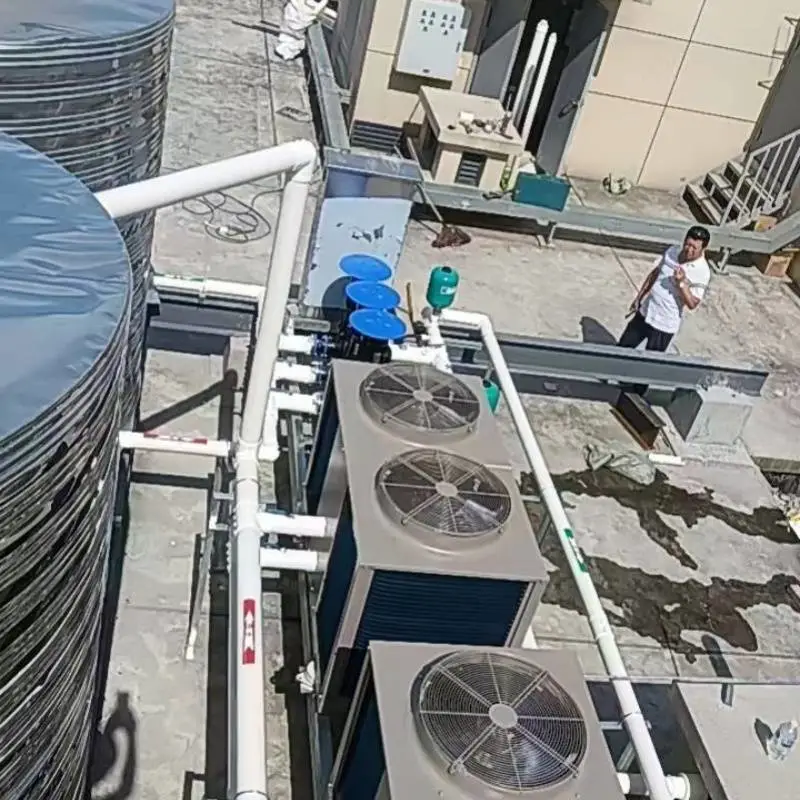 澡堂电热水设备 工地用太阳能热水器