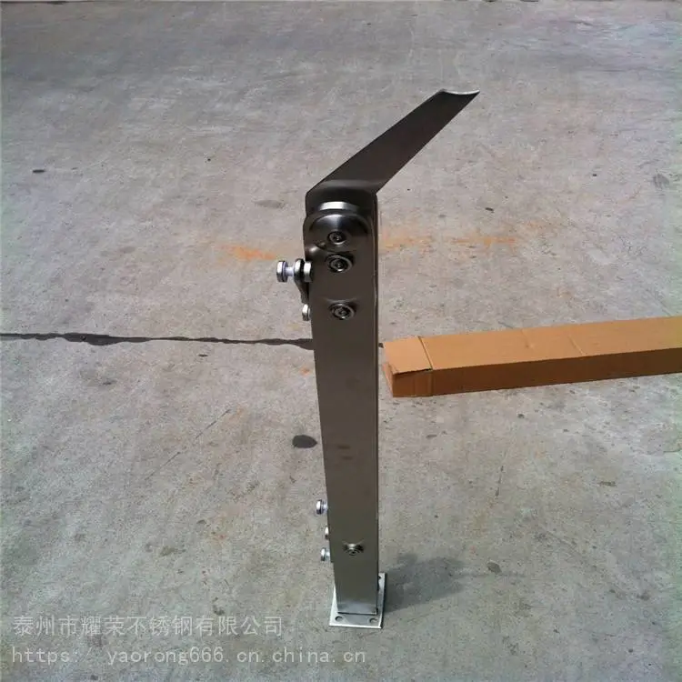 双夹不锈钢栏杆 工程 楼梯扶手厂家 按图定制