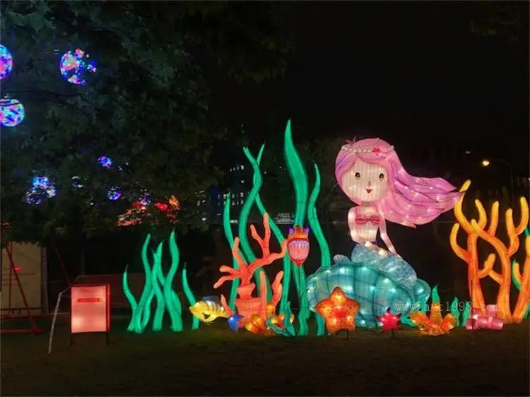 黑龙江彩灯制造公司 华亦彩 景区公园彩灯现货批发