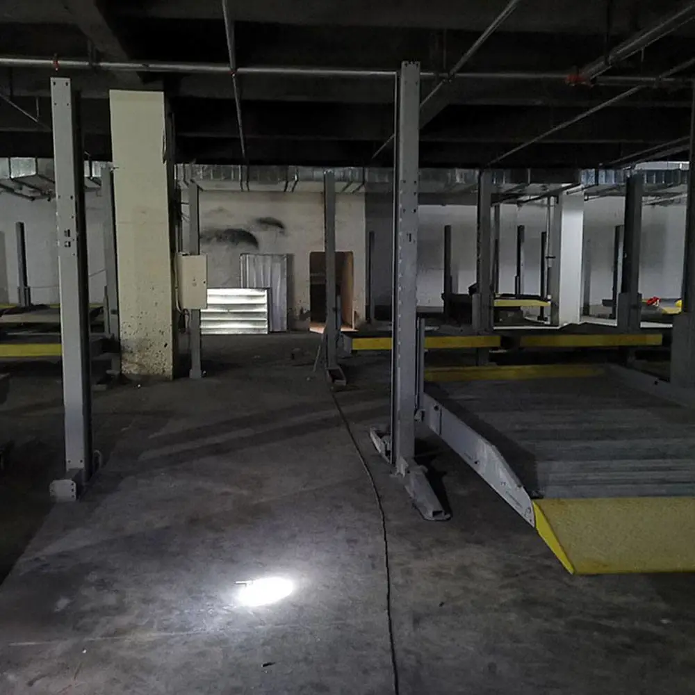 昆明市富民立体车库租赁 机械停车库 2柱立体车位二手拆除 莱贝2层机械车位回收