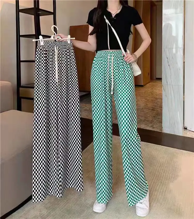 河北邢台巨鹿裤子女休闲裤显瘦夜市休闲阔腿裤休闲裤批发