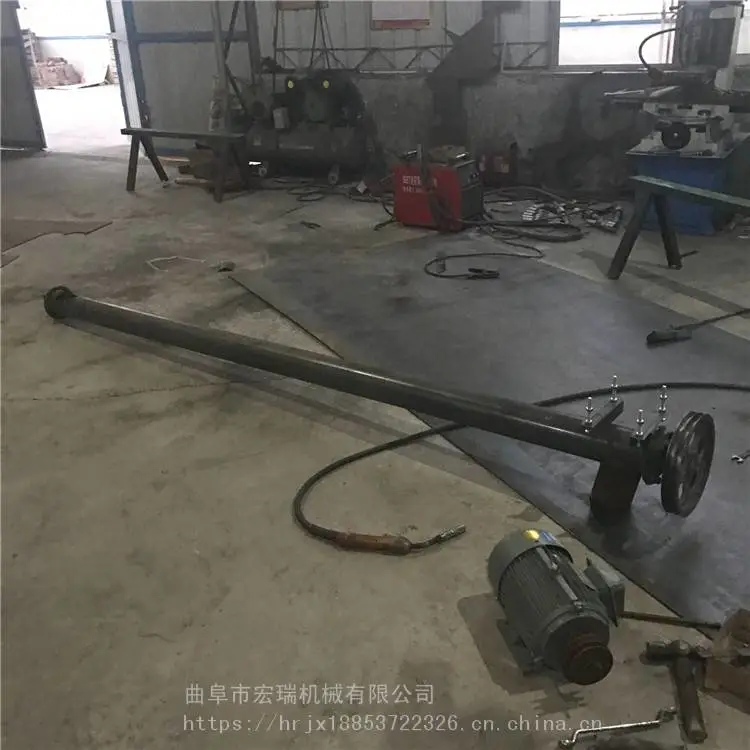 海南工厂定做螺杆输送机U型管式无轴绞龙污泥螺旋输送机304不锈钢螺旋上料机