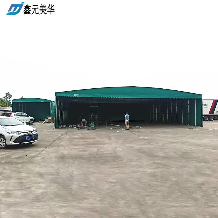 凉山卸货钢架蓬制作-伸缩仓库雨棚安装技巧