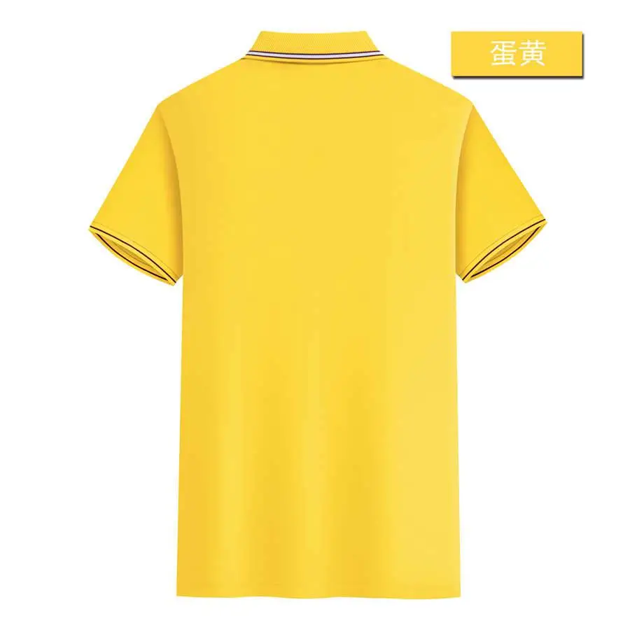 广州工作服男式polo衫定制夏装短袖diy印字logo衣服装