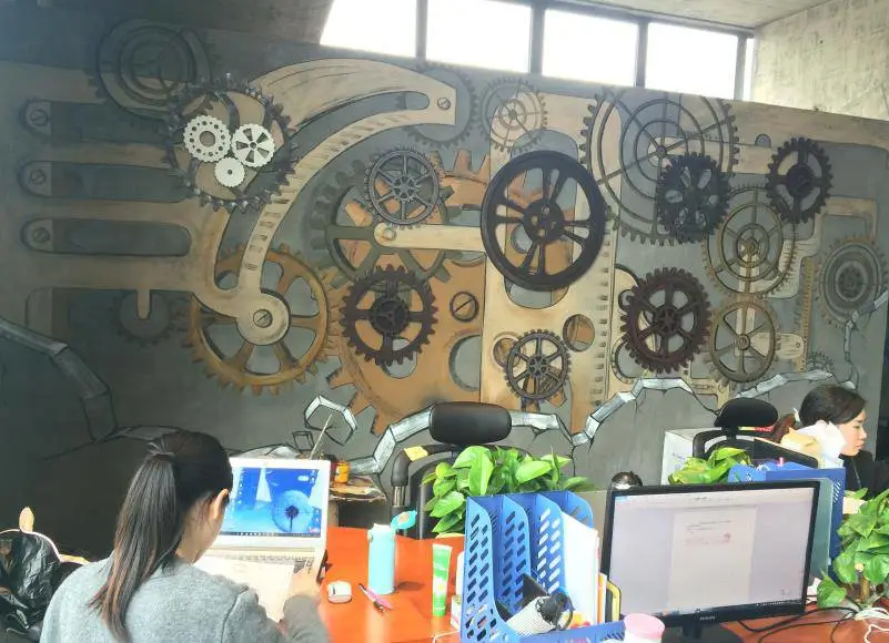 哈尔滨墙体彩绘外墙围墙文化墙彩绘公司,手绘墙画墙绘壁画公司