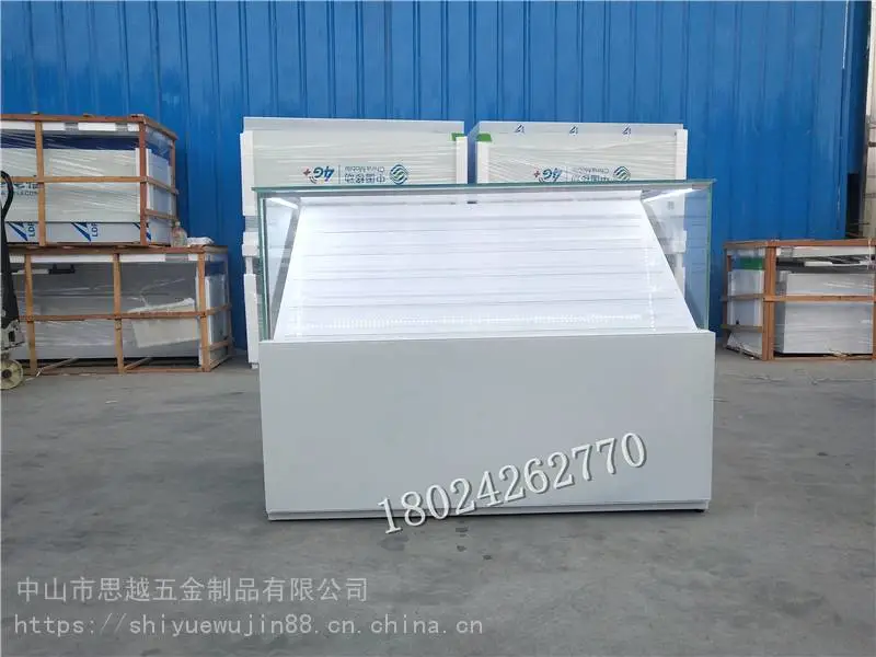 木质烤漆烟柜展示柜商场超市专用带收银台陈列柜