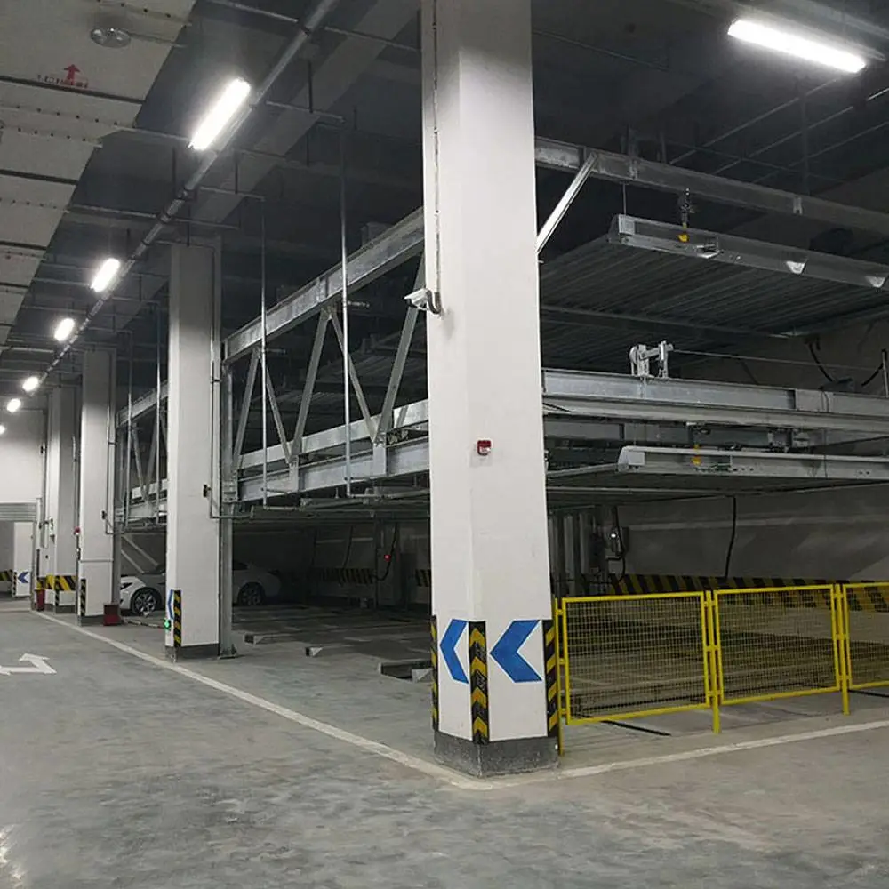 重庆开州立体车库租赁 中型立体车库 停车设备立体停车场 莱贝停车楼安装