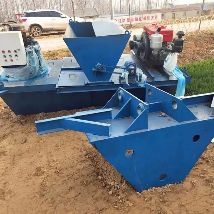 山东现浇水泥滑模机农用水田灌溉成型机水渠挖沟成型机